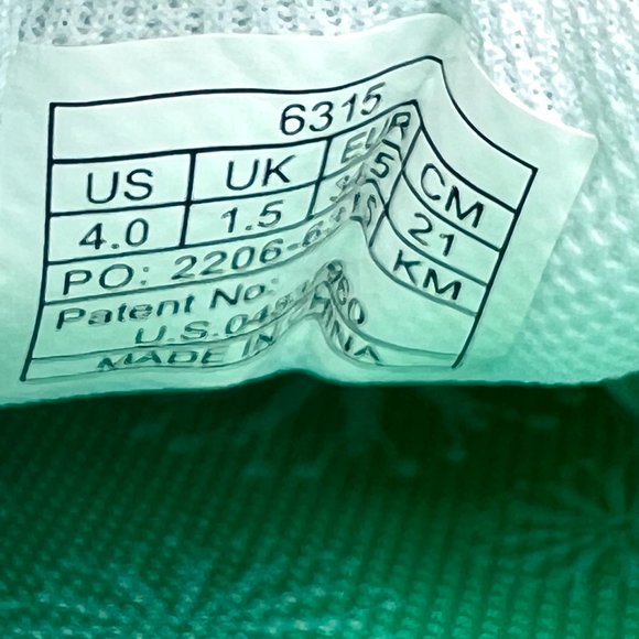 New Kaepa Cheer Cheerleader Cheerleading White Shoes Sneakers‎ Big Girls 4 - Picture 10 of 10